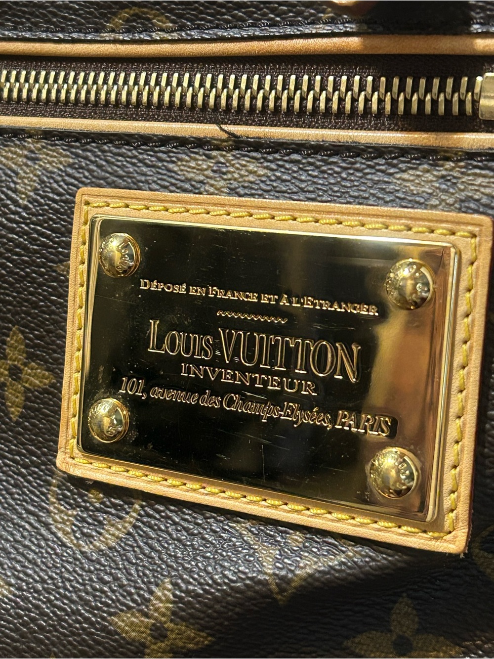 LOUIS VUITTON RIVETING BAG EUC - Picture 16 of 17